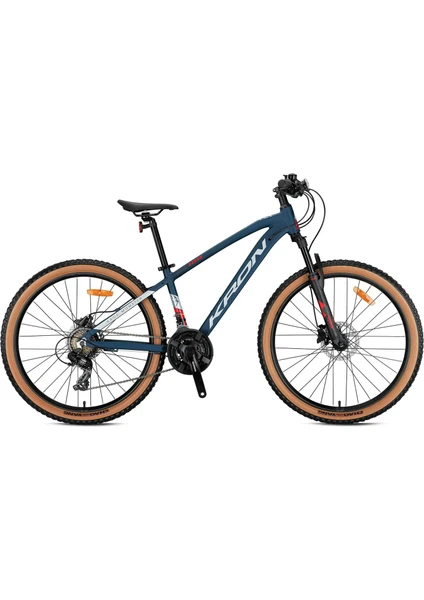 Kron Xc 100 27.5 Mtb Mat Koyu Lacivert gri Kırmızı
